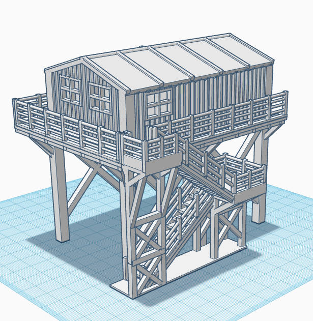 ELEVATED SHED