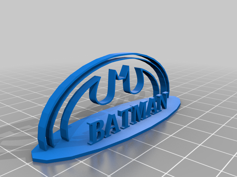 Batman Base Statue and Logo