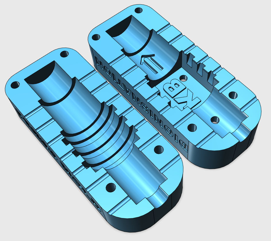 Press mold for ps\2 plug connectors
