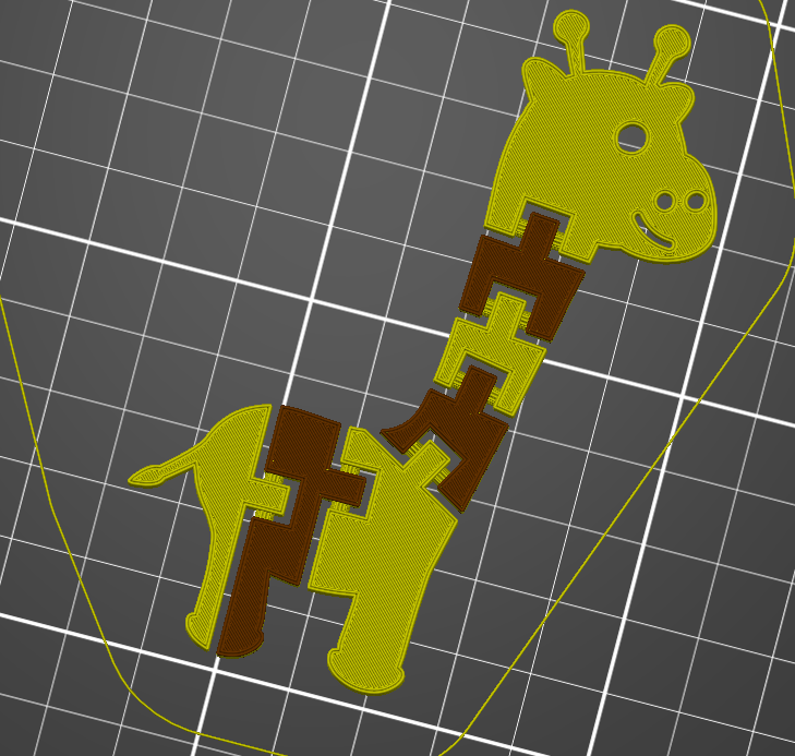 Flexi Giraffe (multicolor)