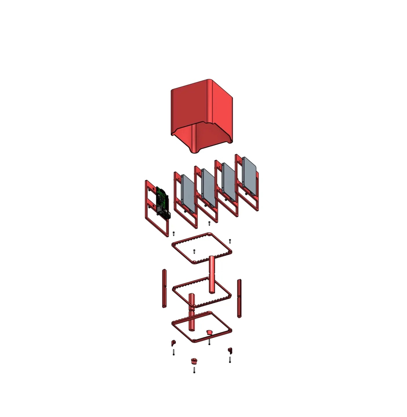 Modular mini server case