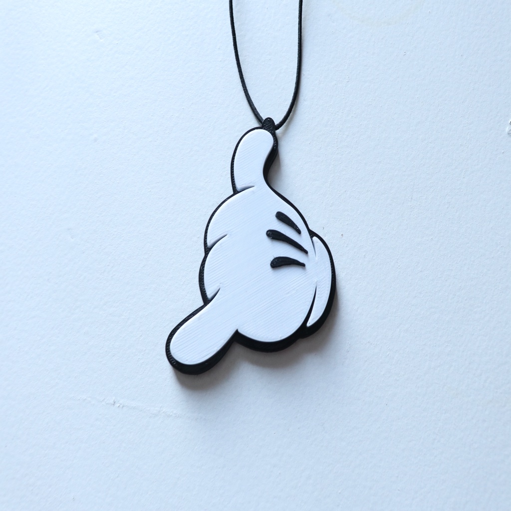Mickey Mouse Hand Pendant