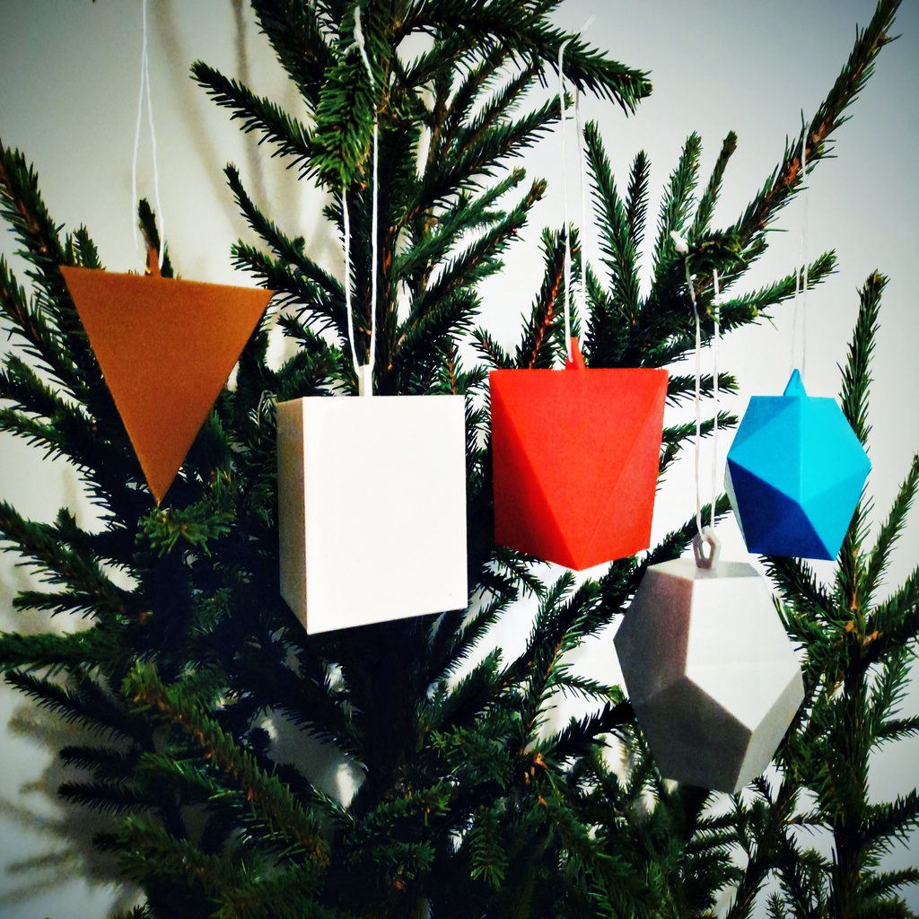 Platonic Solids (Christmas Ornaments)