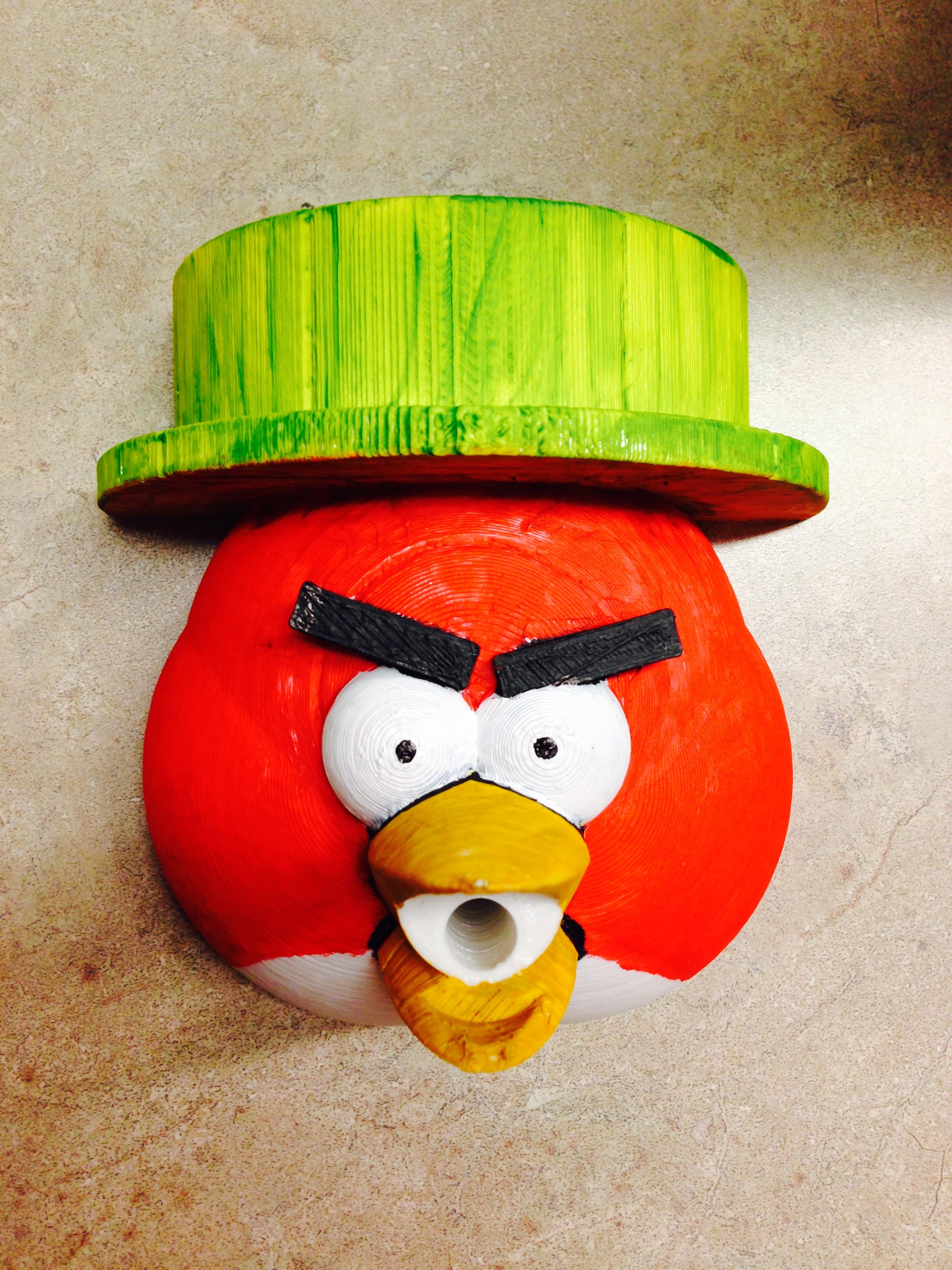 Angry Bird Rock Wall