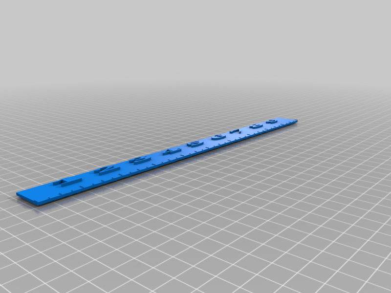 ruler 250mm 1D and 3D, 10 inches 1D