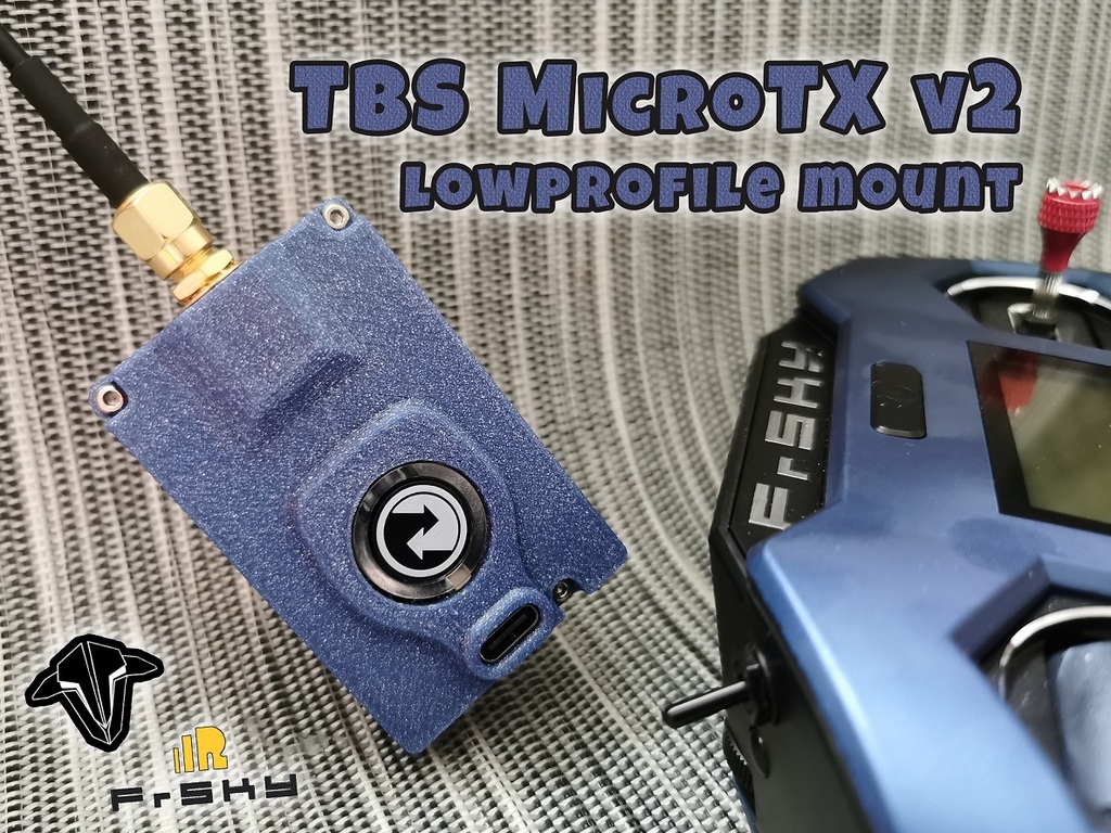 TBS MicroTX v2 lowprofile for FrSky XLite