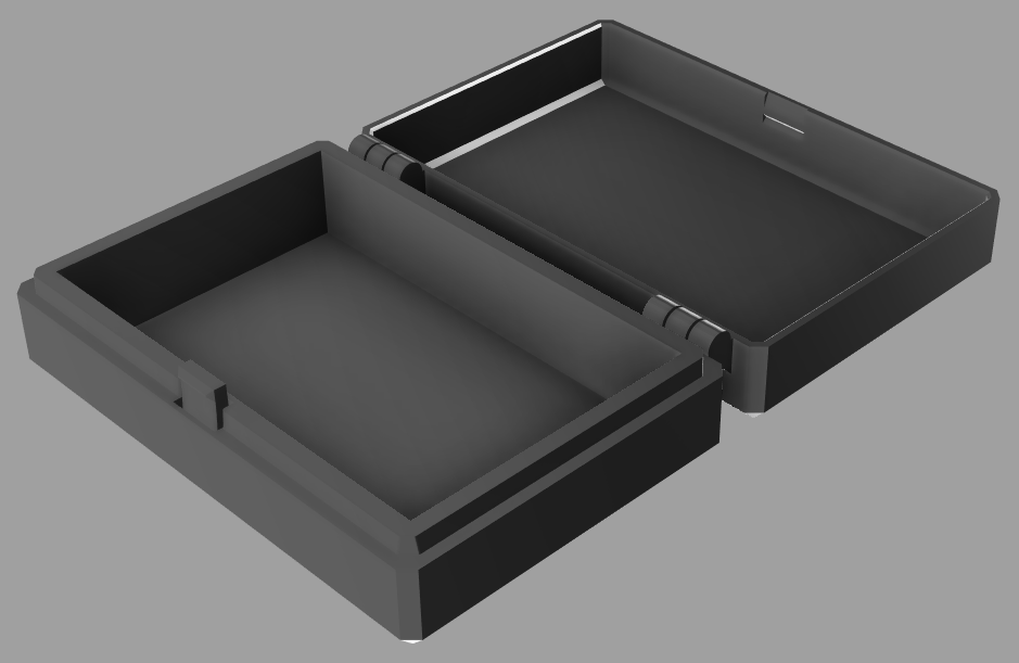 Hinged USB key Box