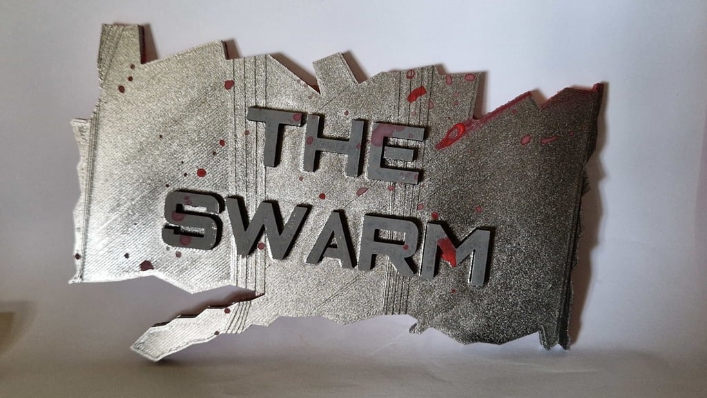 The Swarm - Thorpe Park sign