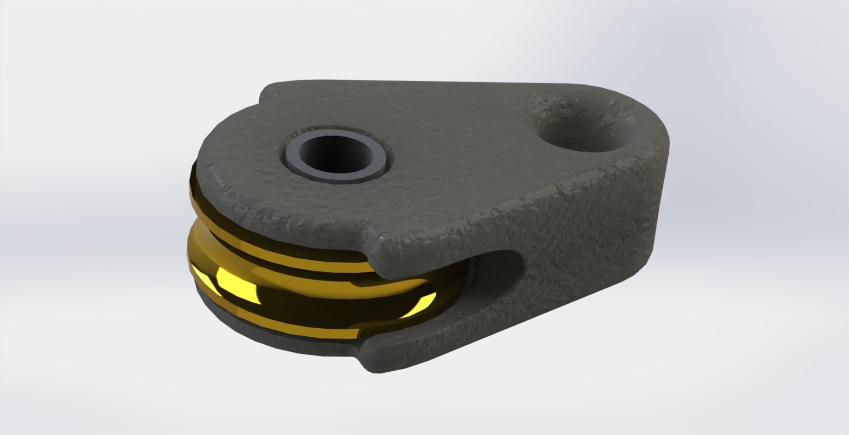 Sheave block with bearing for roupe 1...6mm