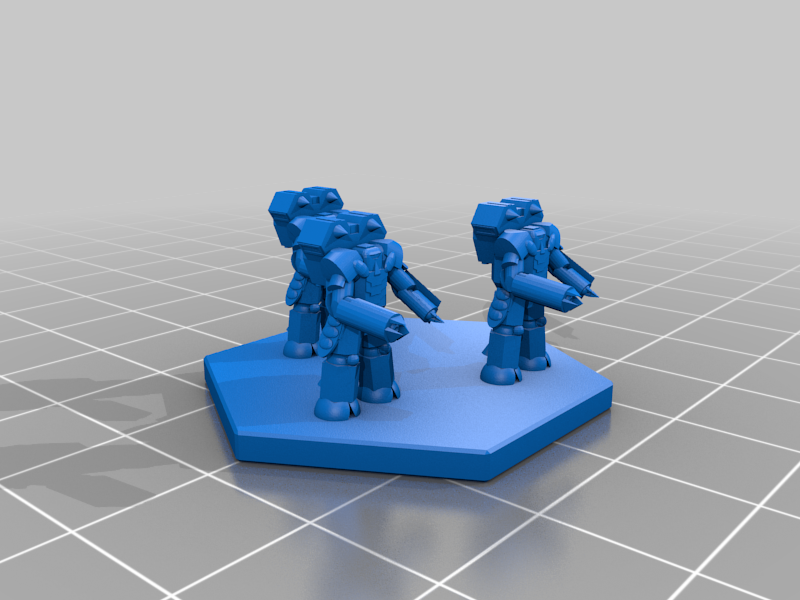 Space Infantry Armor 6mm scale 