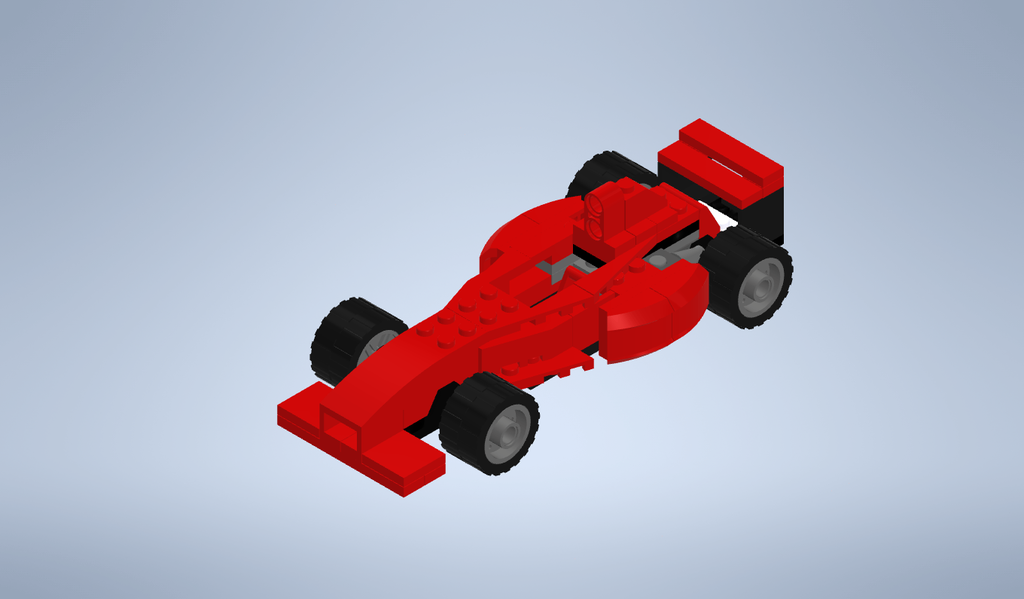 NOTLEGO F1 car - Interlocking bricks
