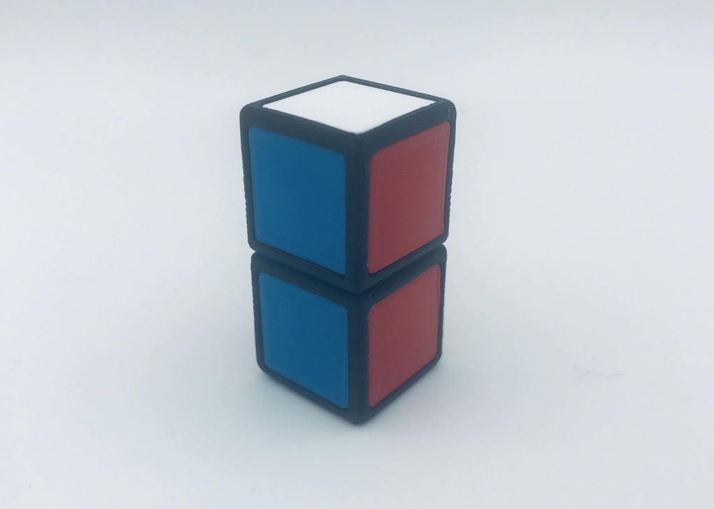 1x1x2 Rubik's Cube (no Stickers)