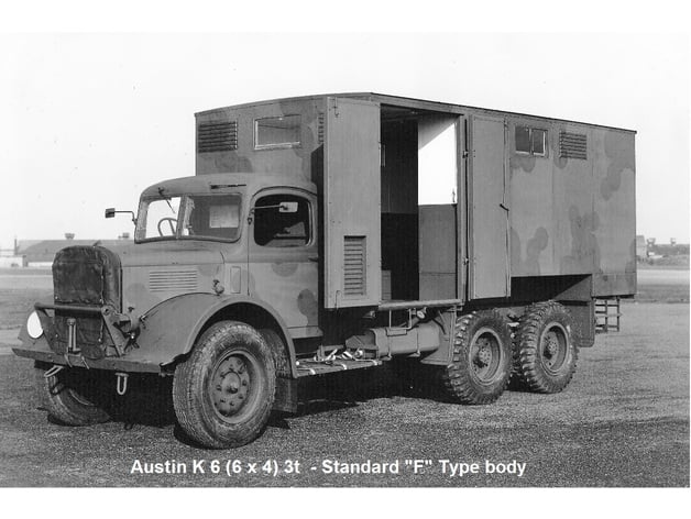 Austin K6 Signal Vehicle 3D printable model by stephen67