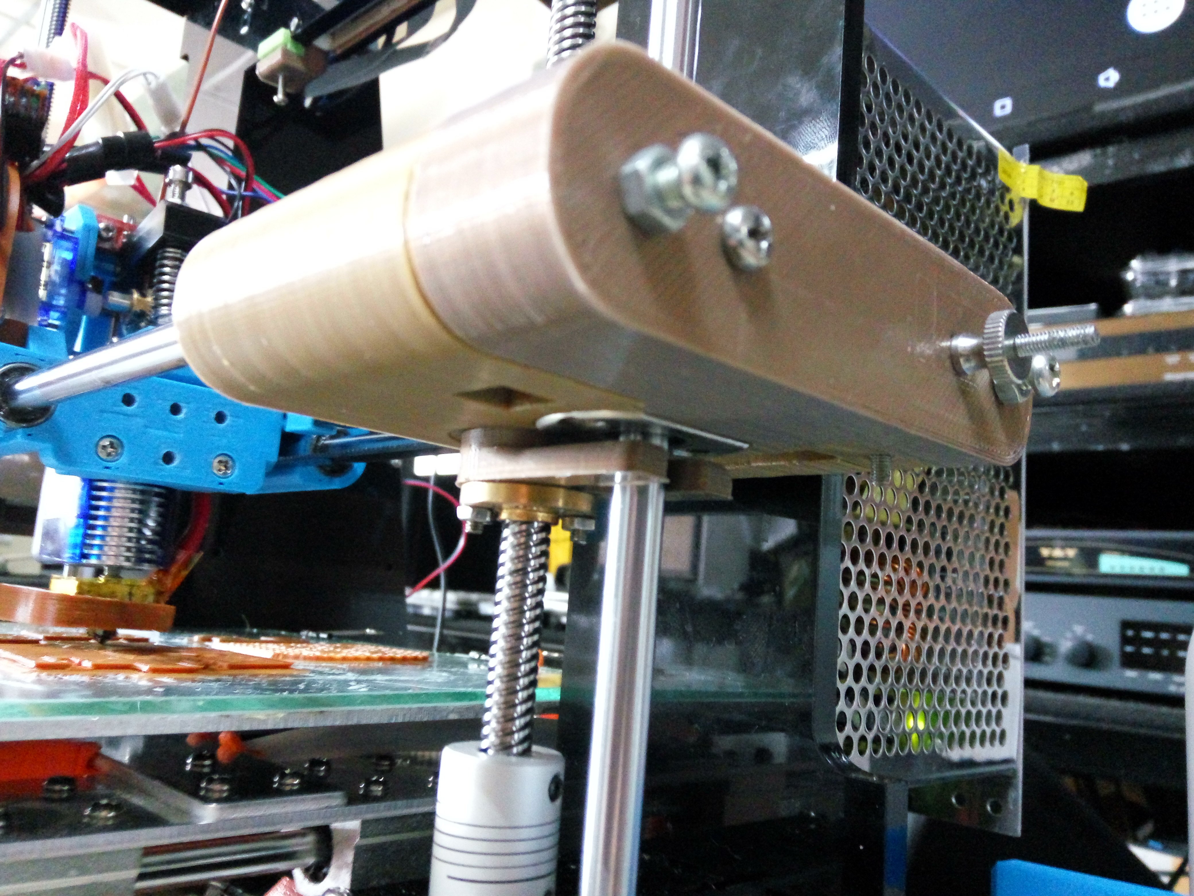Anet A6 X-Axis with Anti wobble and tensioner. Now compatible with Manual bed levelling
