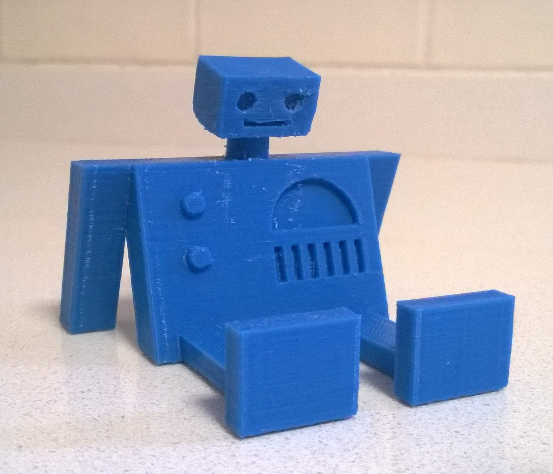 Resting Robot Cellphone Stand