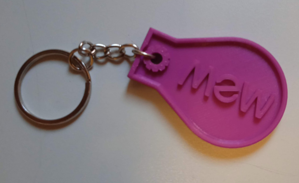 Keychain designed for the Madrid Engineering Week