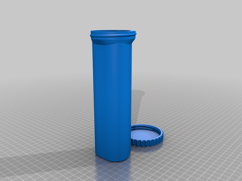 Triangular box with cap