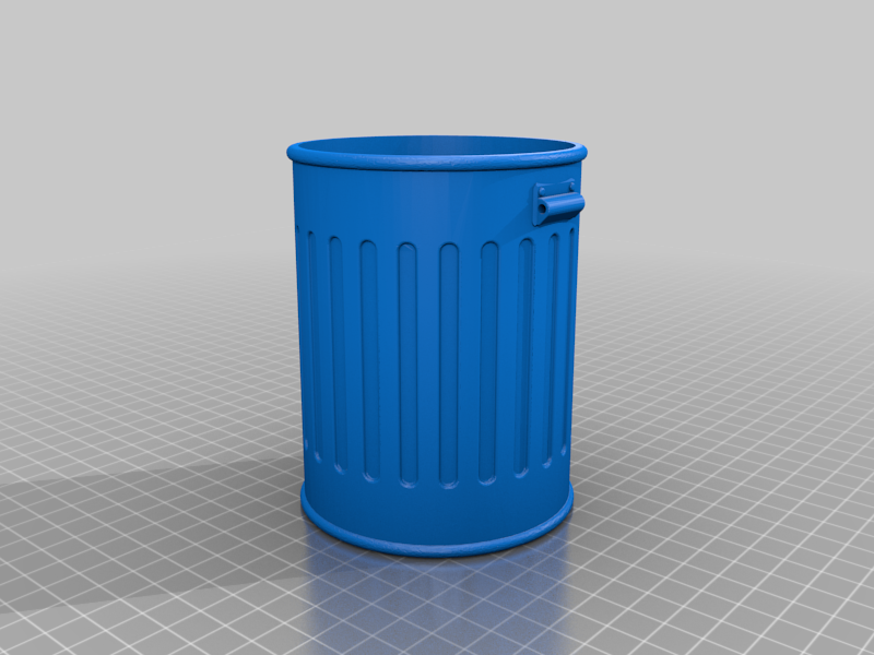 Smaller version trash can for desk