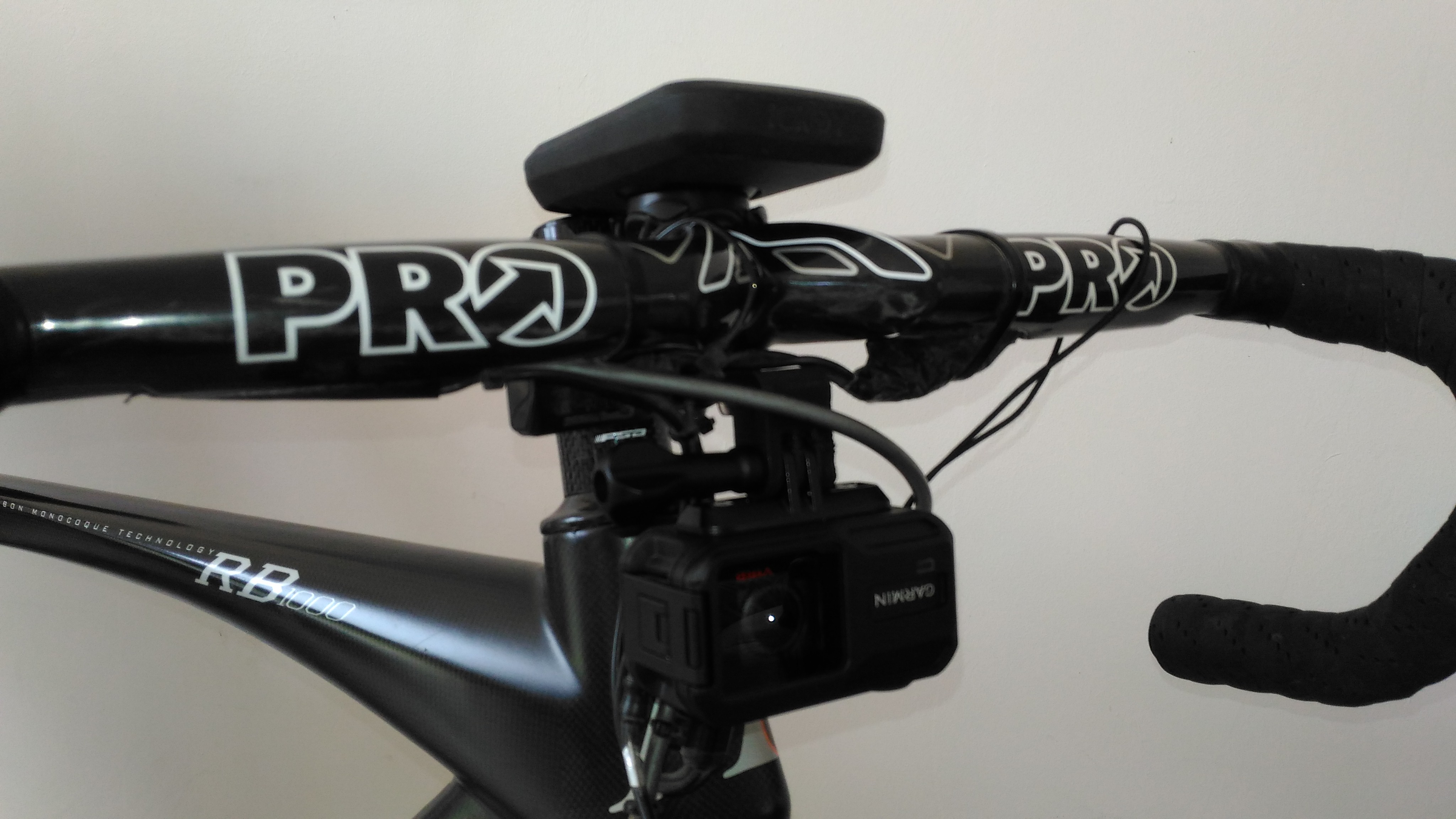 Support Garmin Virb/GoPro Hero pour guidon Pro Stealth Evo