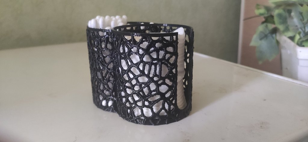 Voronoi Container for Cotton Buds & Cotton Pads