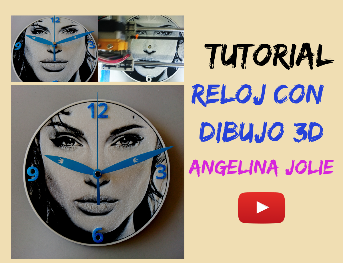Reloj Angelina Jolie 3D
