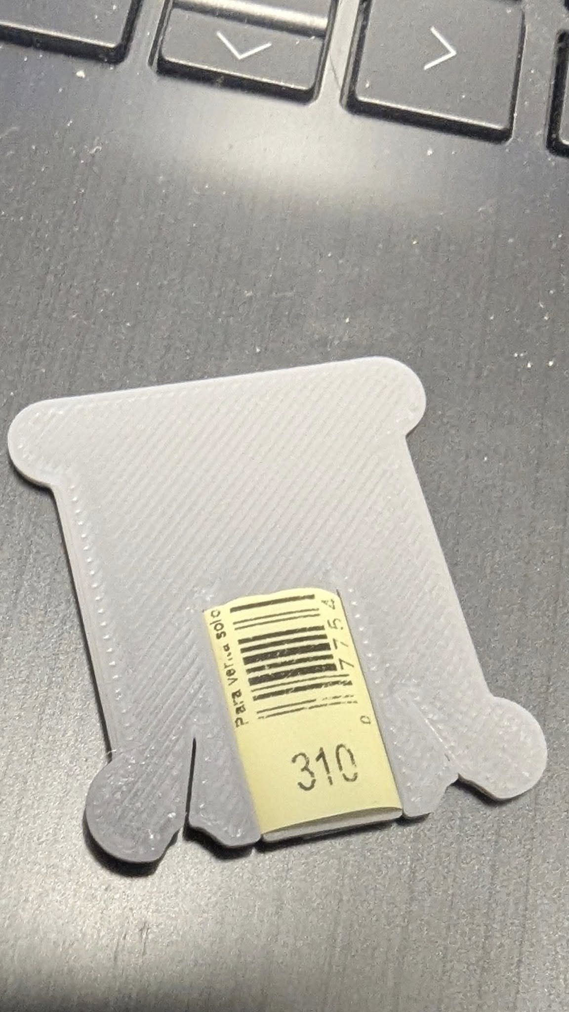 Bobbin with number slide