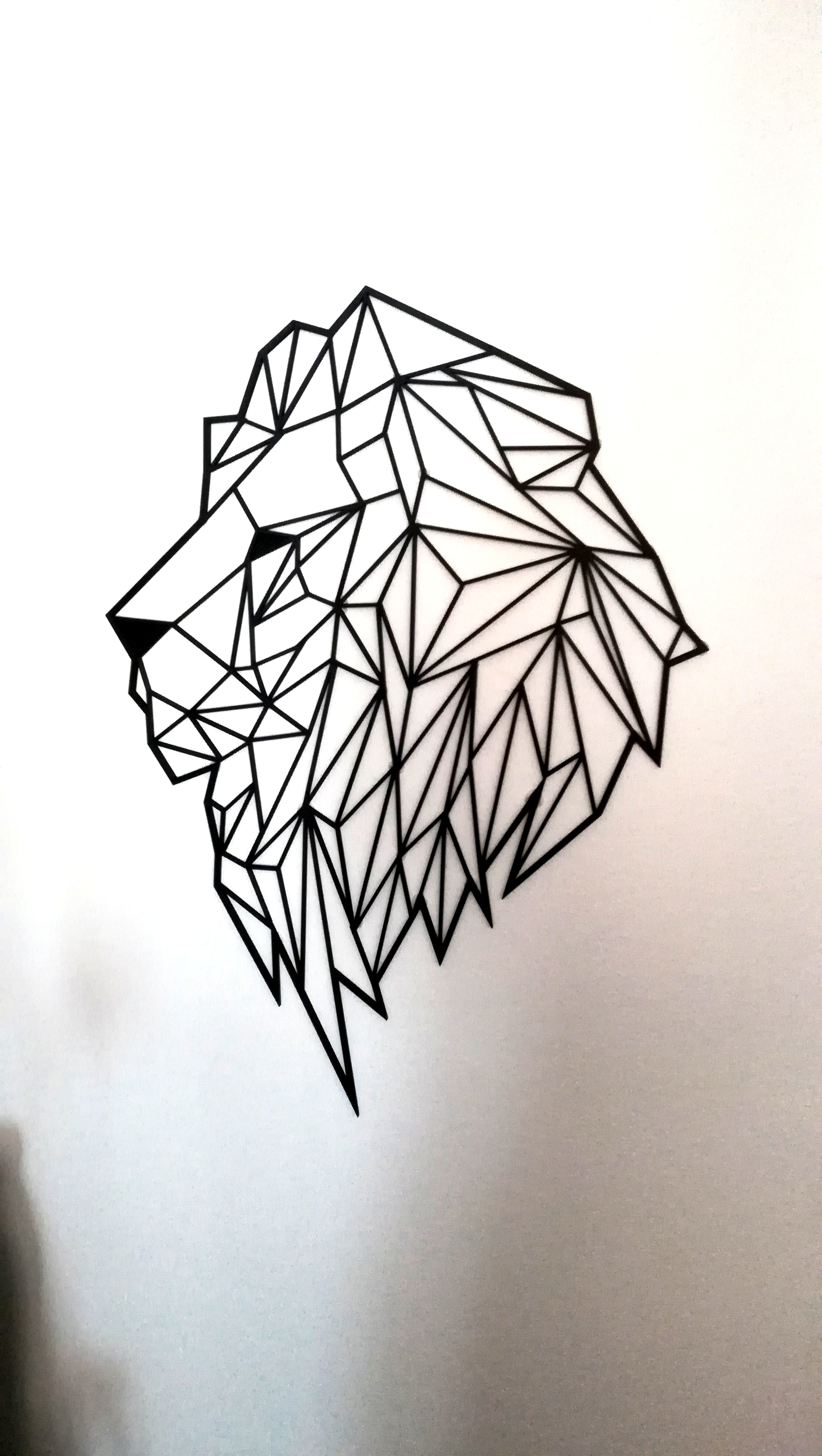 Lion wall art
