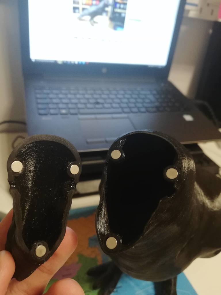 Halloween crow head with magnets