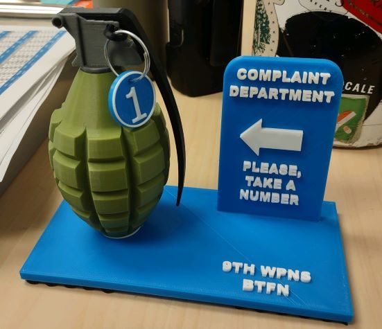 complaint grenade 