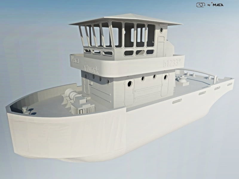 RC micro TugBoat