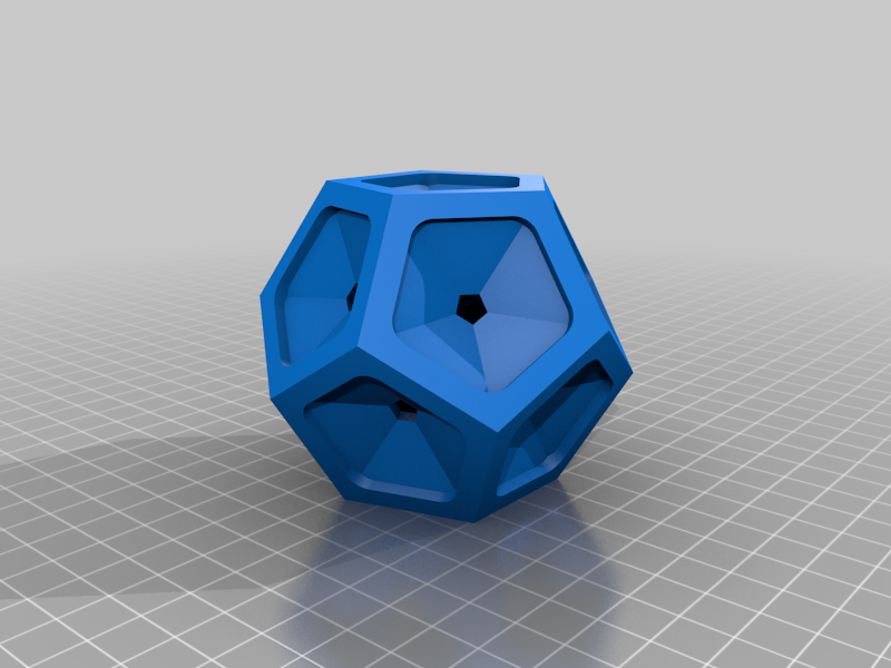 Dodecahedron with lovely sides