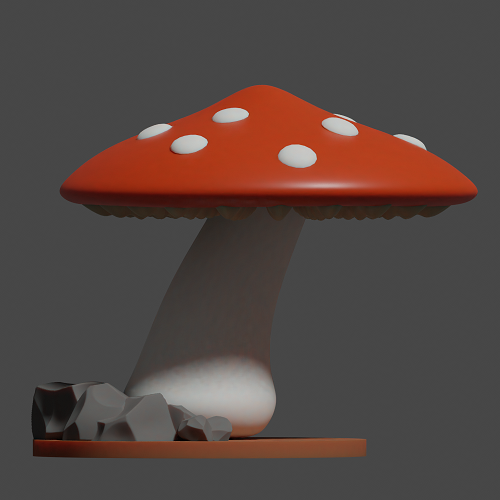 Giant Mushrooms scaled for 28mm tabletop (modular terrain, easy to print)  