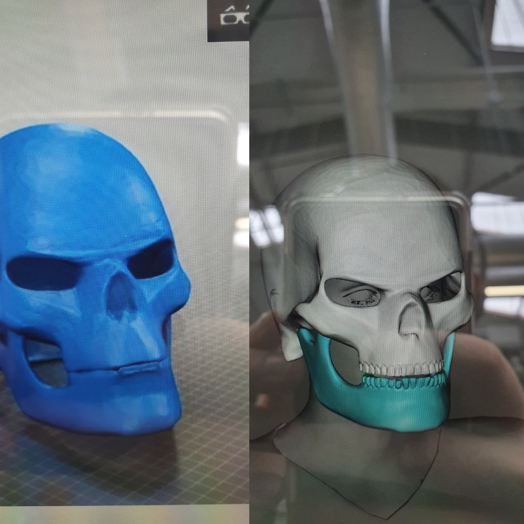 Ghost Rider Skull/Mask - model with basic teeth