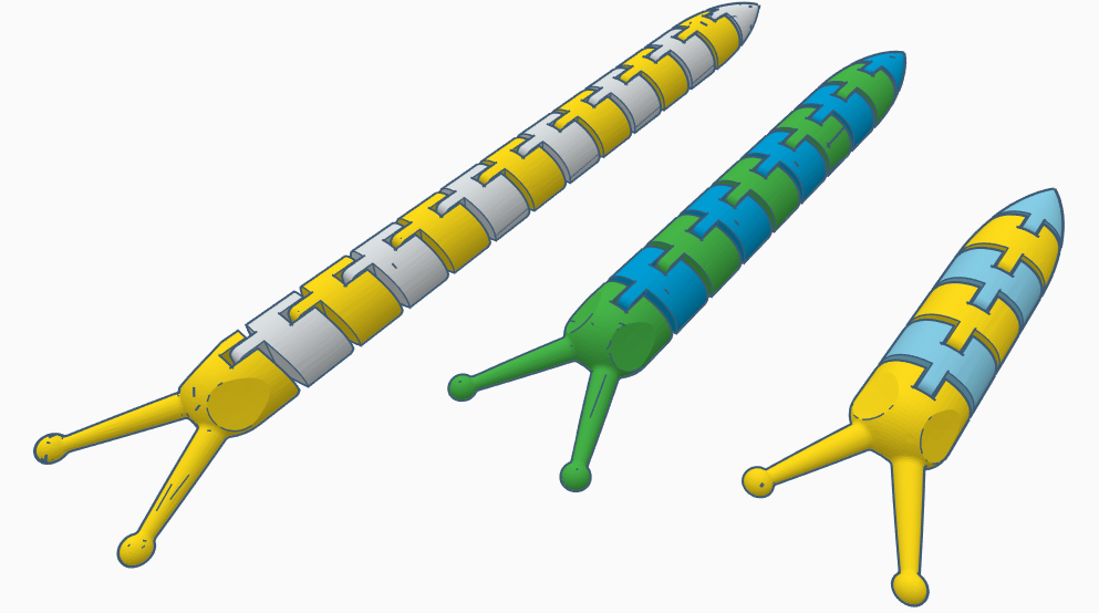 Flexi Long Slug Remix (Dual Extrusion)