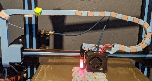 Modified CR-10 Chain Cable X-Axis - for CR-10