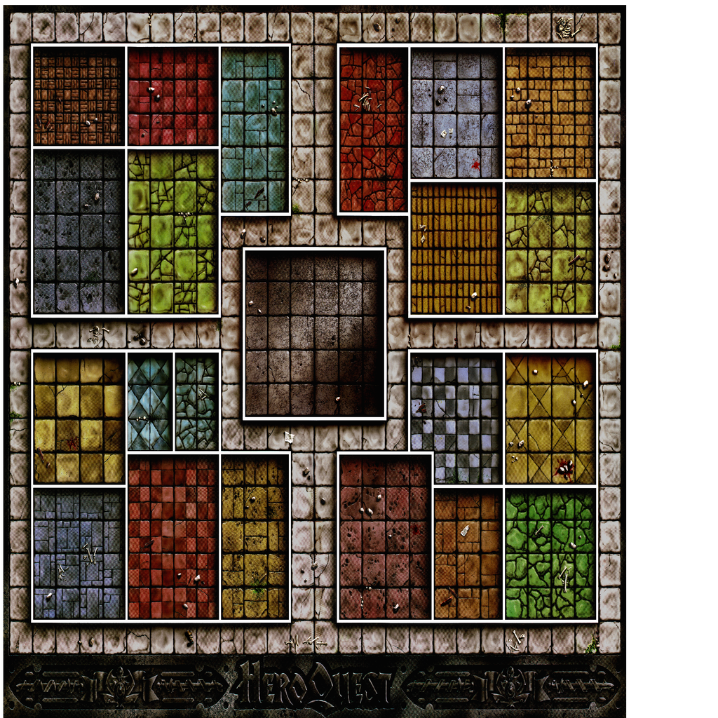 HeroQuest Basic Board Tiles part3/3