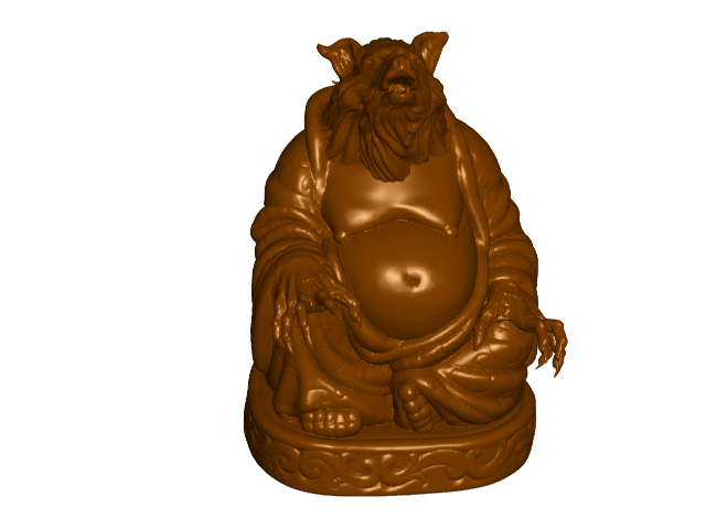Howling Werewolf Buddha w/ Larger Head includes split version