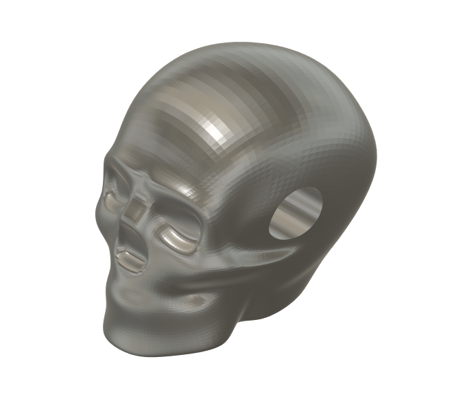 bracelet skull + low poly ( viking style)