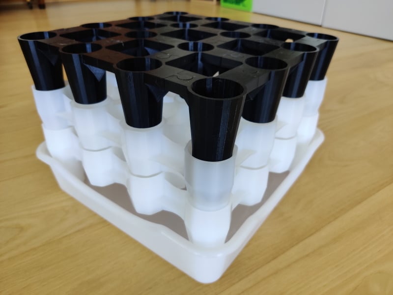 Bottle drying rack for beer brewing