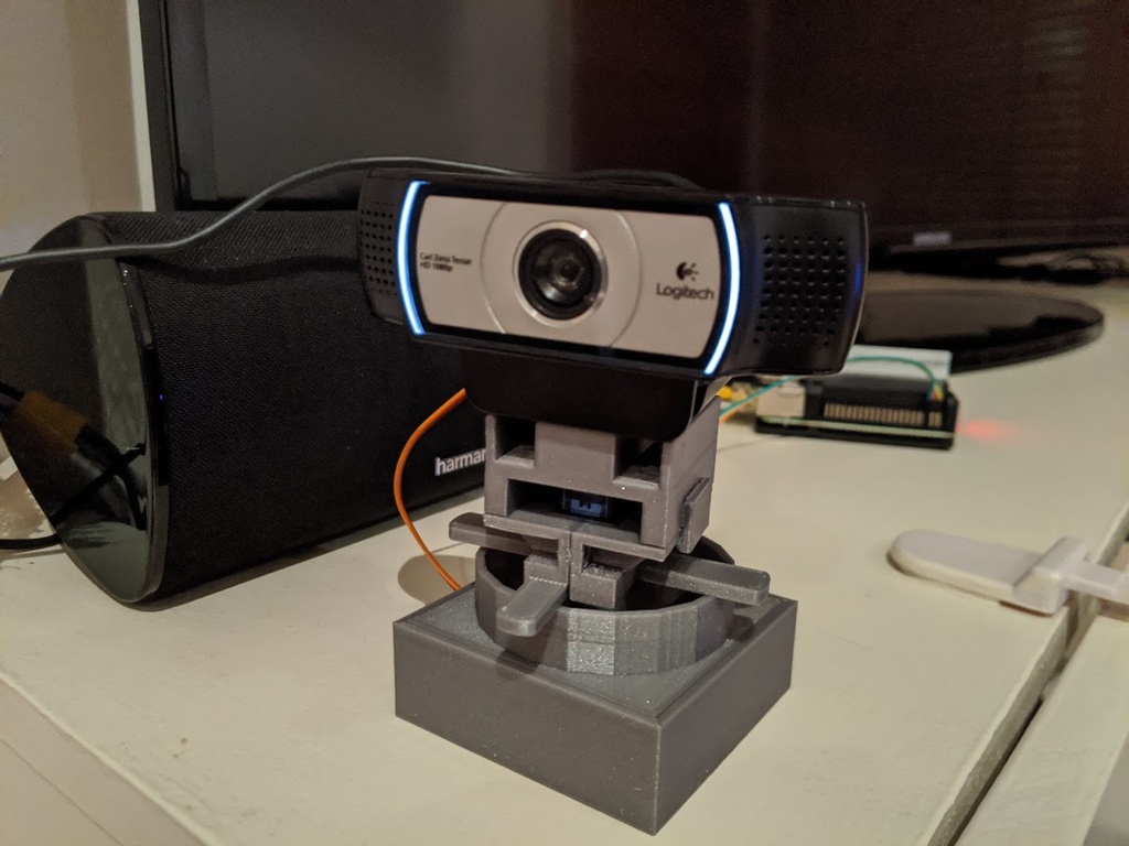 Single Axis Gimbal Camera Mount for Logitech Webcams