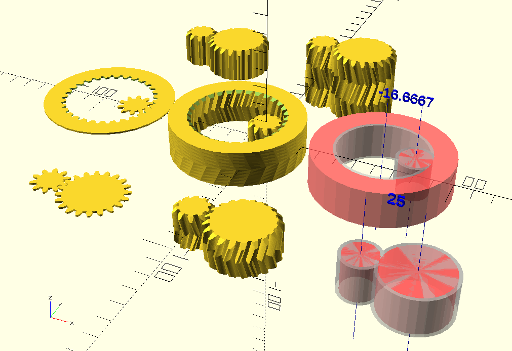 Satisfying Gears(Involute Gear Pair Generator)