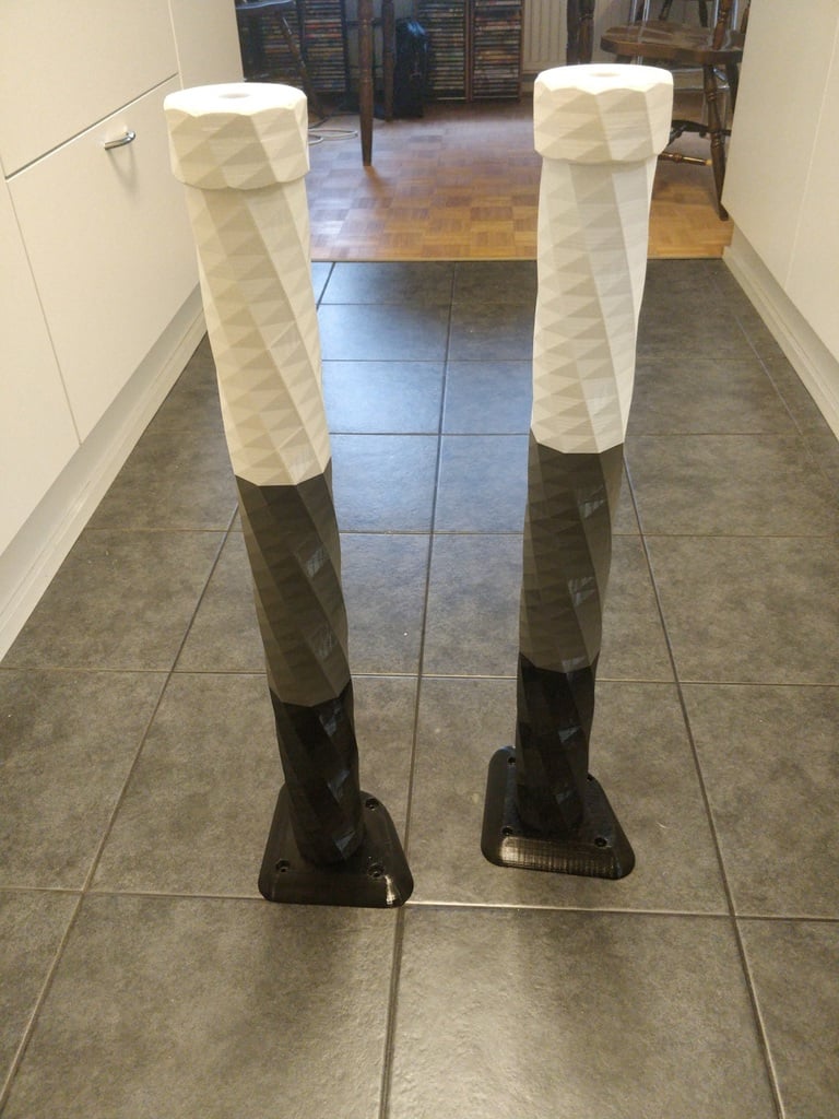 3D printed table legs