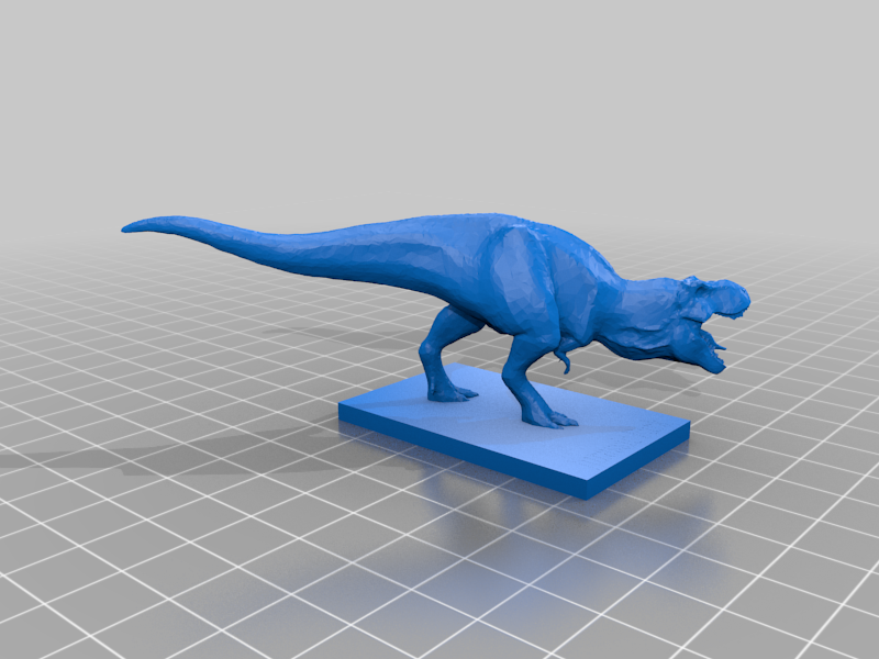 T-rex with base