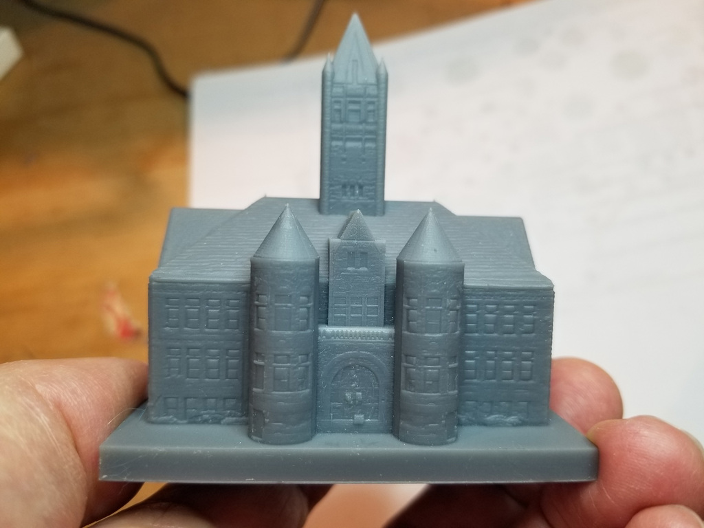Johnson County Iowa old courthouse 3d print from photos