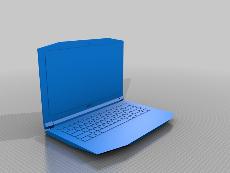 Acer Nitro 5 simple design made in tinkercad