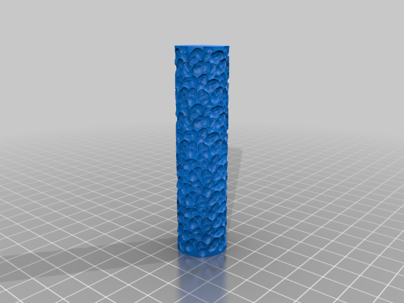 Kingdom Death Stone Face Texture Roller Rolling Pin