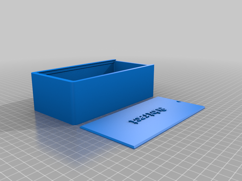 Flas Card Box with Lid SUBTRACT