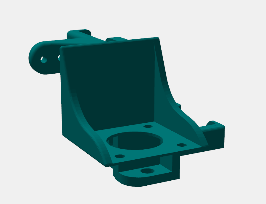 Ender 3v2 Direct Drive Mount with xx-touch holder