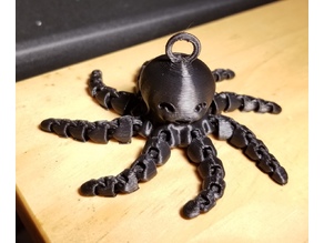 Octopus Keychain 3D model