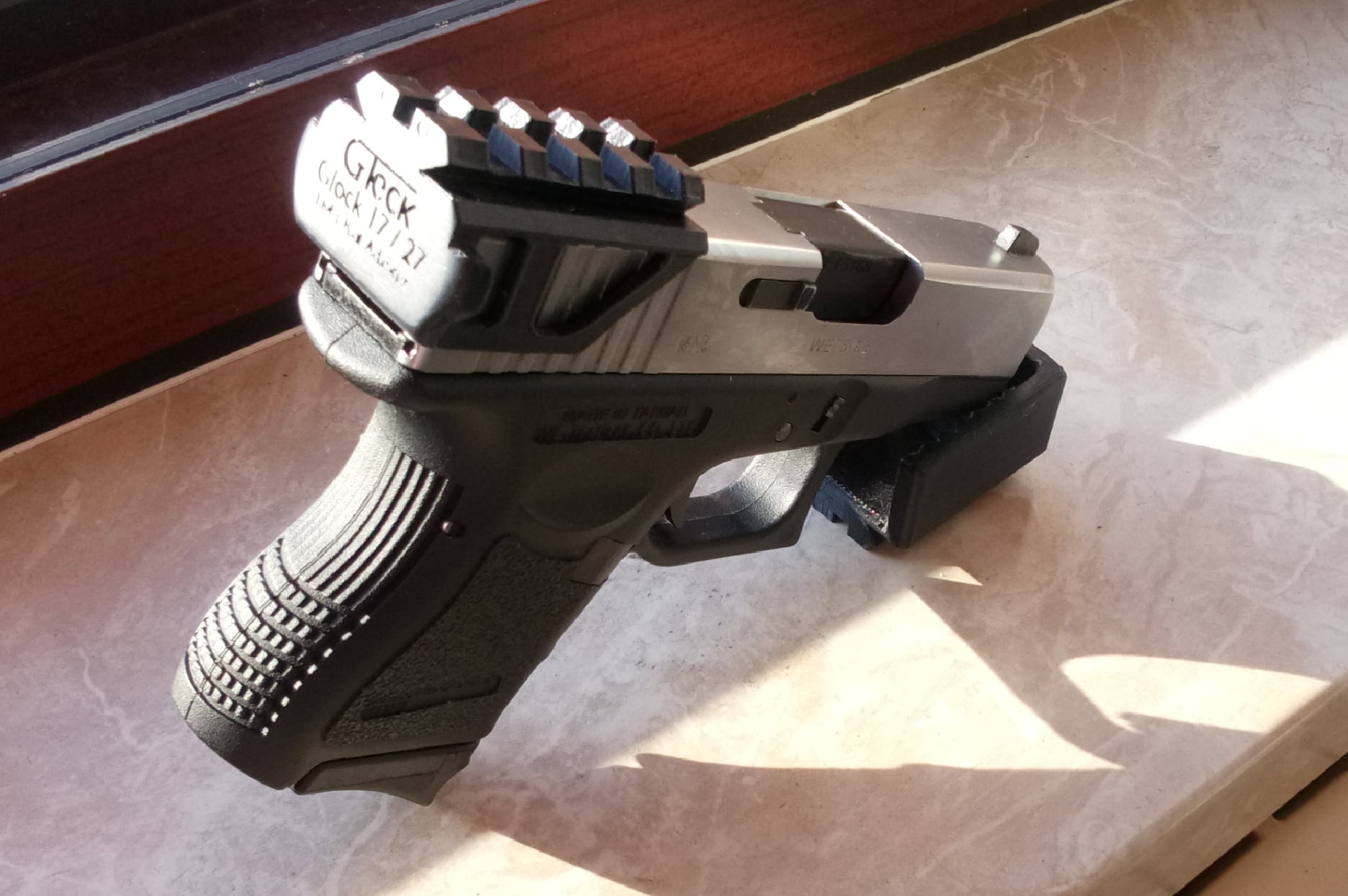 Glock 17 / 27 top rail adapter [Light Version]